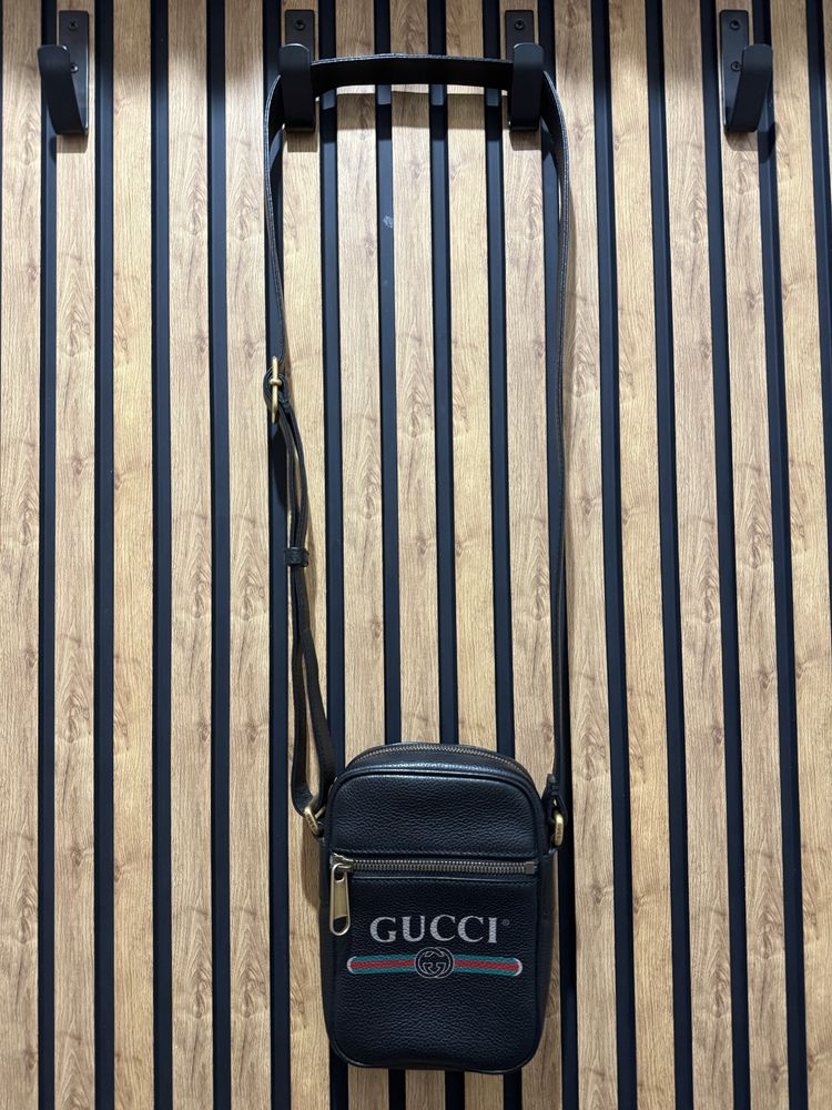 Сумка Gucci шкіряна не канва