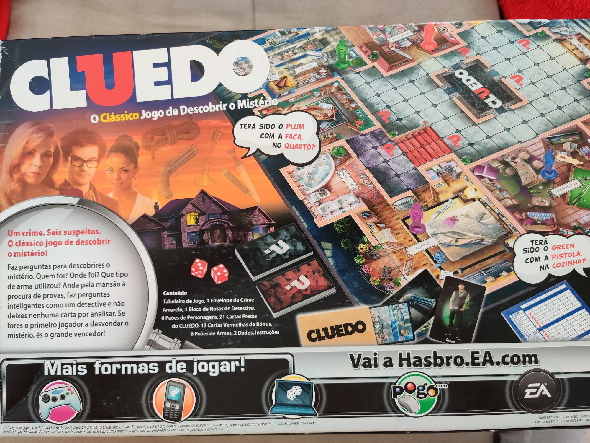 Jogo de mesa " Cluedo"