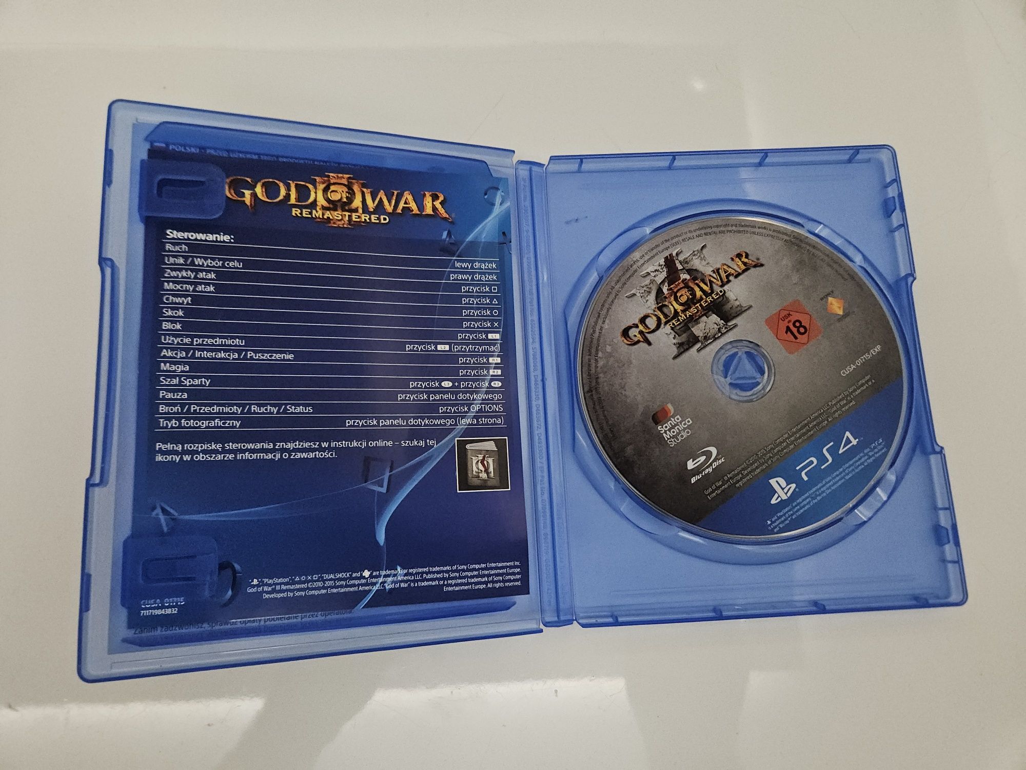 Gra God Of War Remastered na PS4