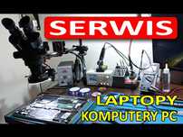 Naprawa serwis laptopów komputerów montaż modernizacja lutowanie SMD