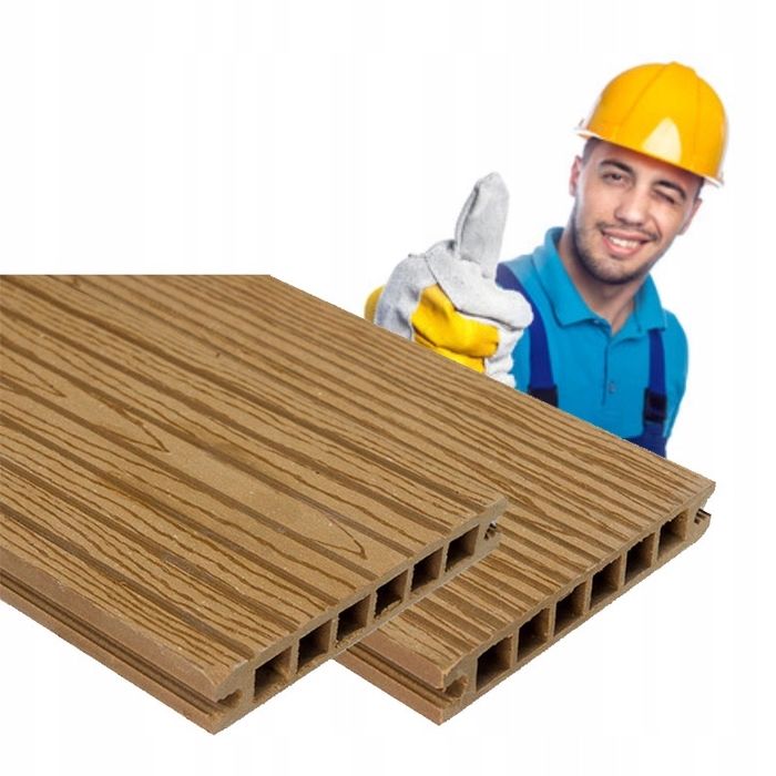 Deska tarasowa kompozyt DESEŃ SZLIF 2200 x 140 x 22mm WINFLOOR DOSTAWA