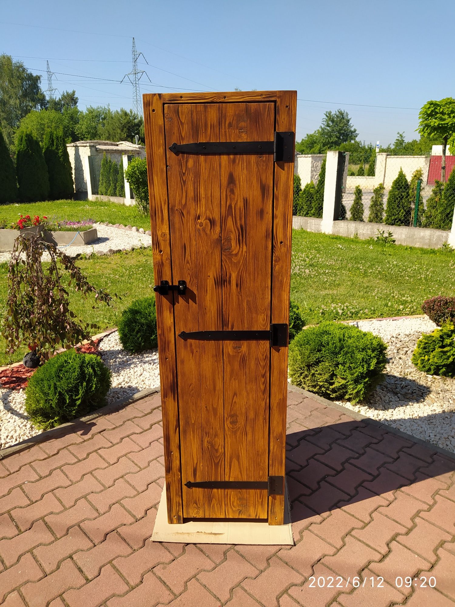 Szafa słupek meble 170x50x50 w stylu Rustykalnym z palet