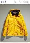 Casaco FAY: Rain Jacket YELLOW Man