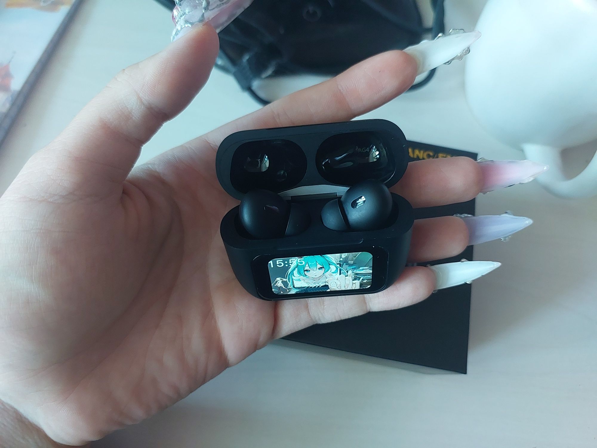 наушники air a9pro, беспроводные с шумоподавлением