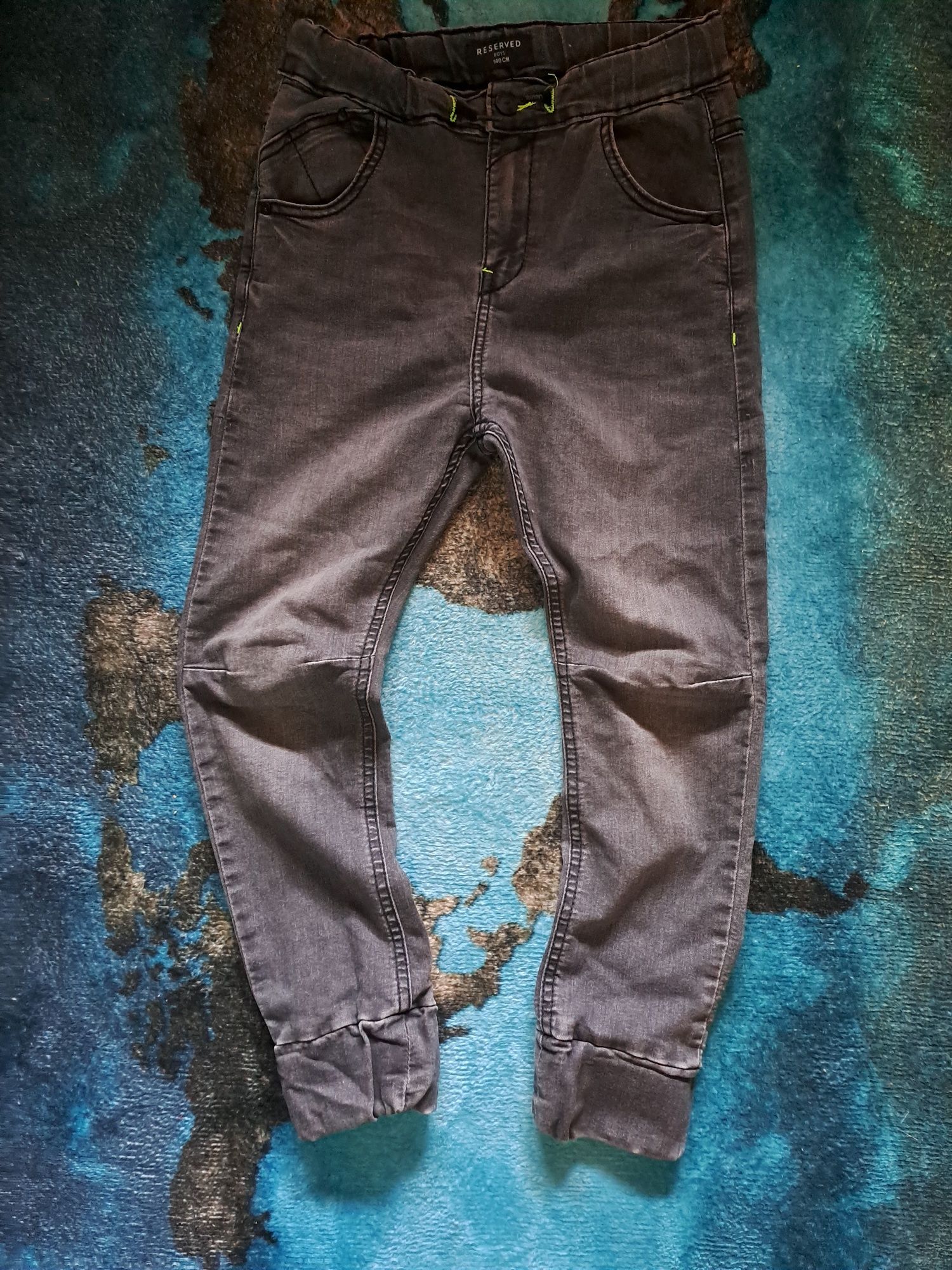 Spodnie Reserved 140 jeans eleganckie