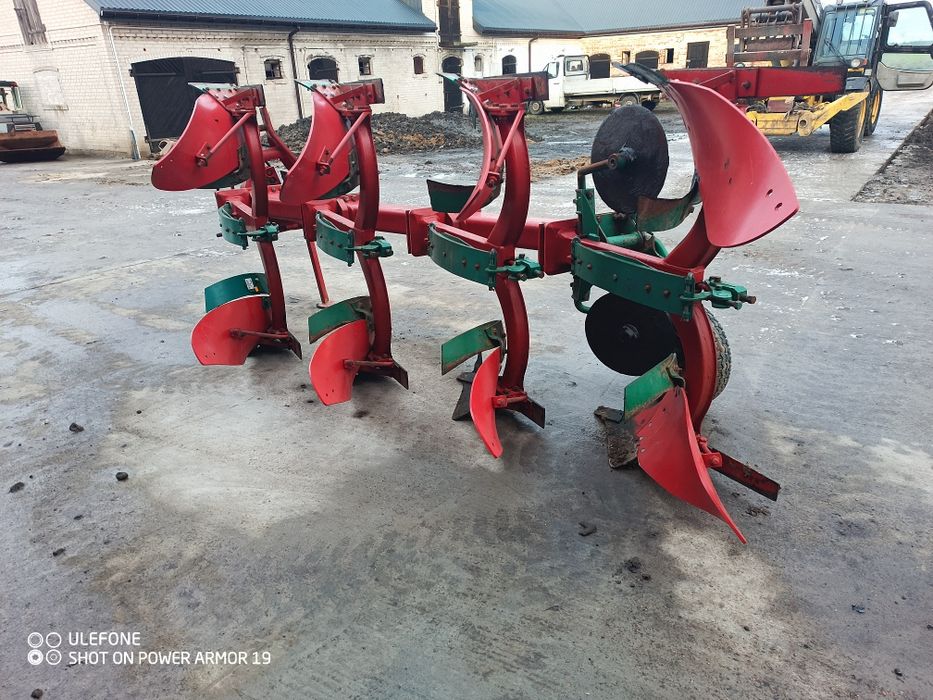 Kverneland 4 skiby resor non stop nowe dokładnie overum hydraulik pług