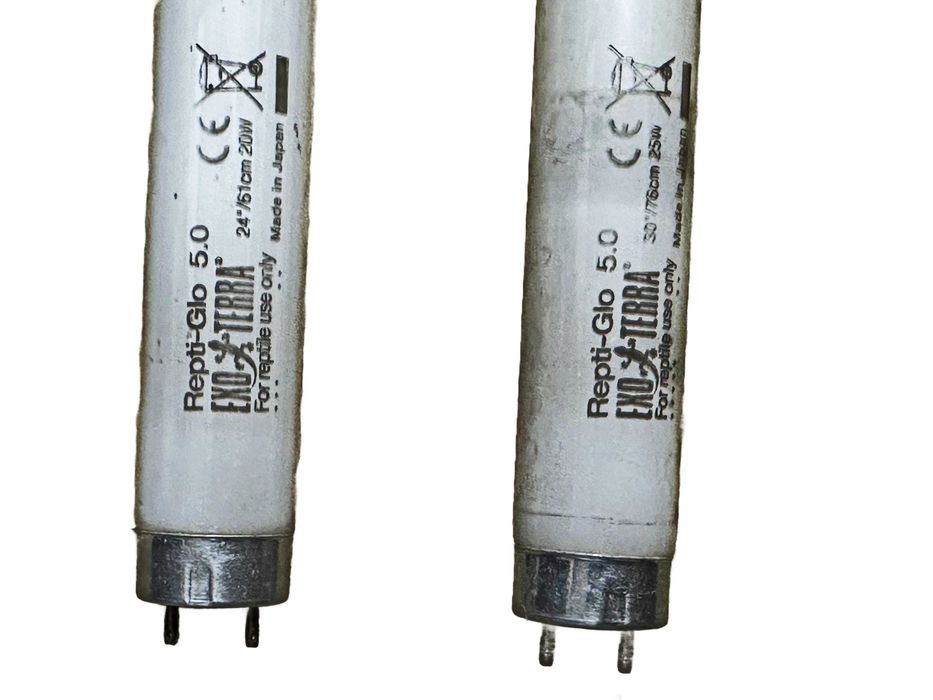 LOTE 7 lampadas UV EXOTERRA