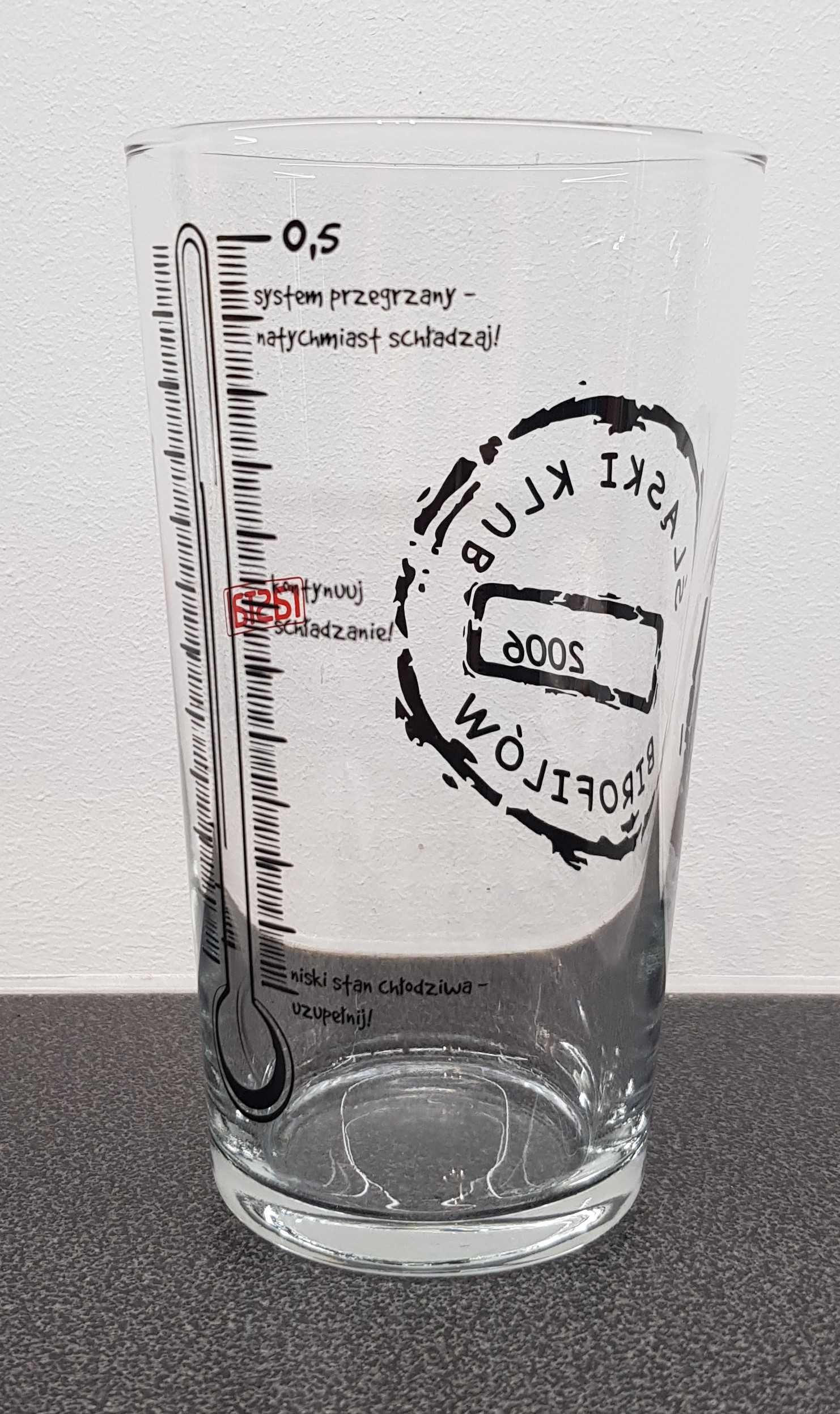 Szklanka do piwa 0,5 l RASTAL, browar - Śląski Klub Birofilów