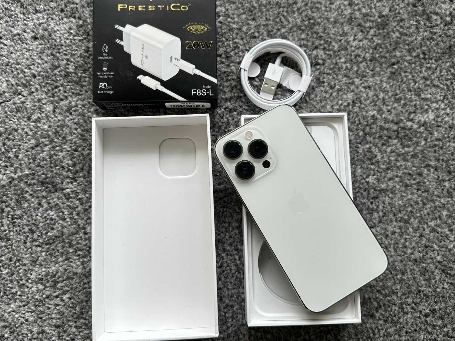 iPhone 13 Pro 256GB SILVER White Biały Bateria 97% Gwarancja FV