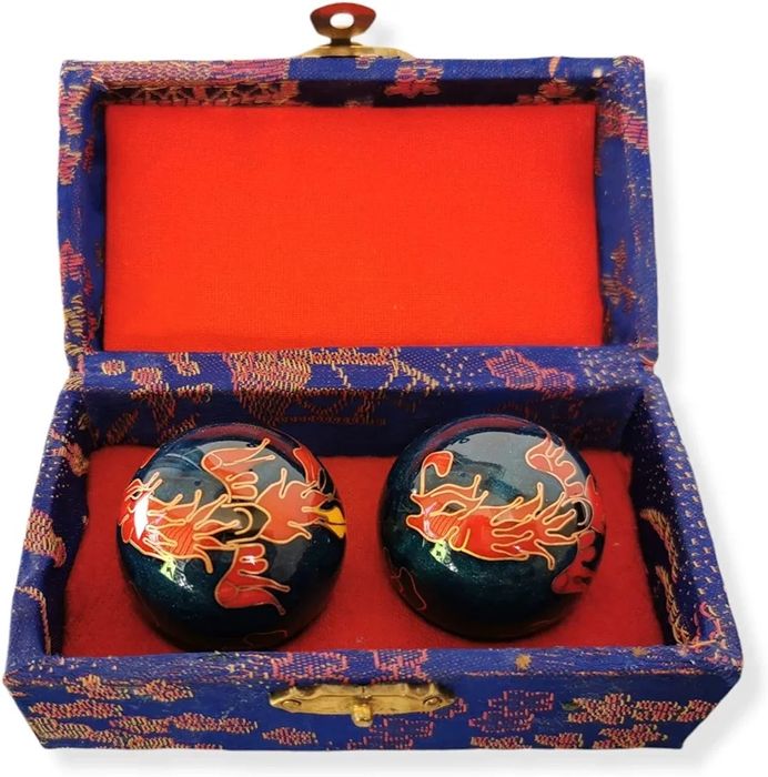 Bolas anti-stress chinesas baoding saúde meditação exercício dedos NOV