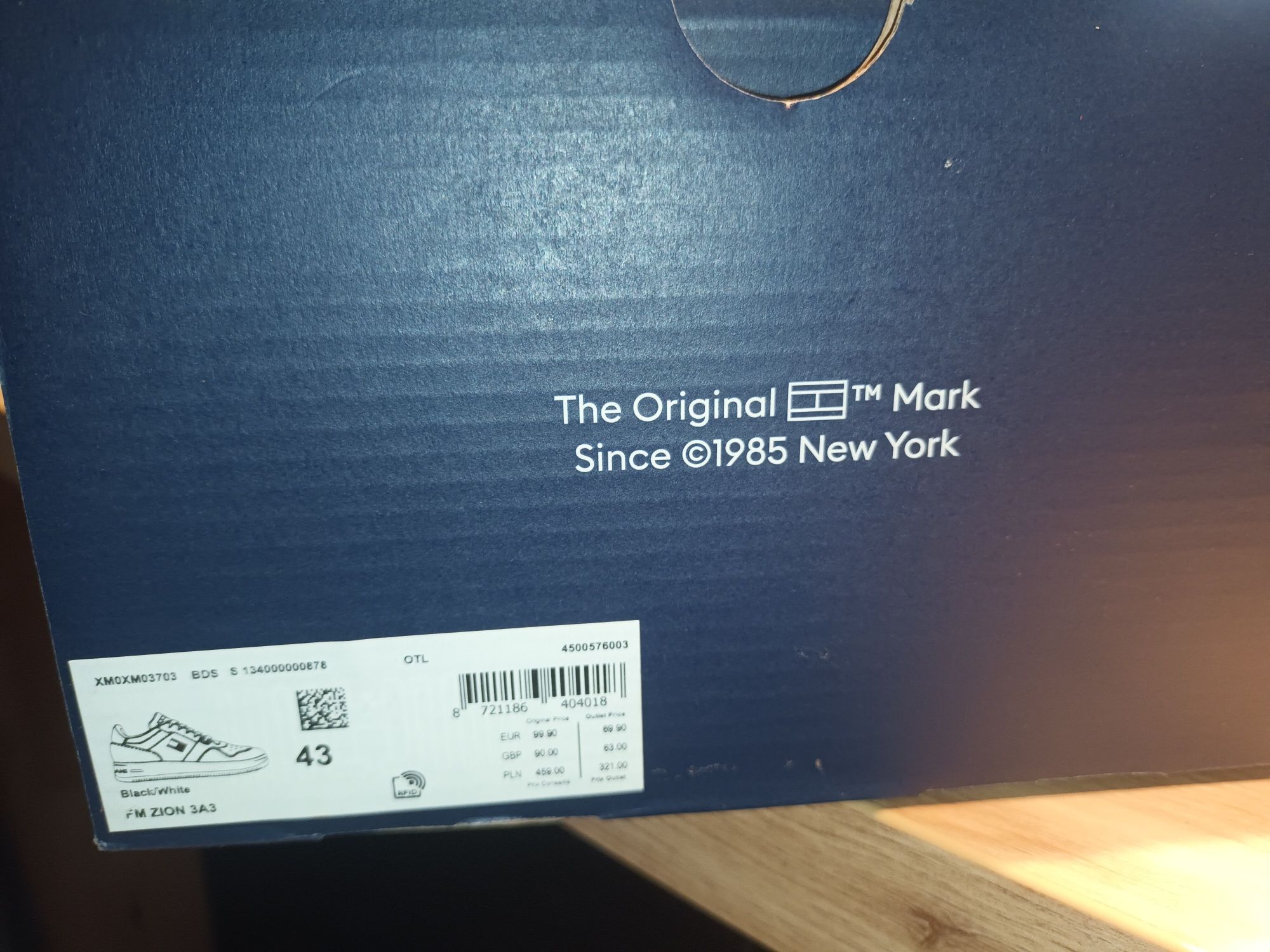 TOMMY HILFiGER ZION buty sneakersy męskie oryginalne r.41-45 nowe