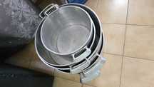 Tachos e panelas de aluminio