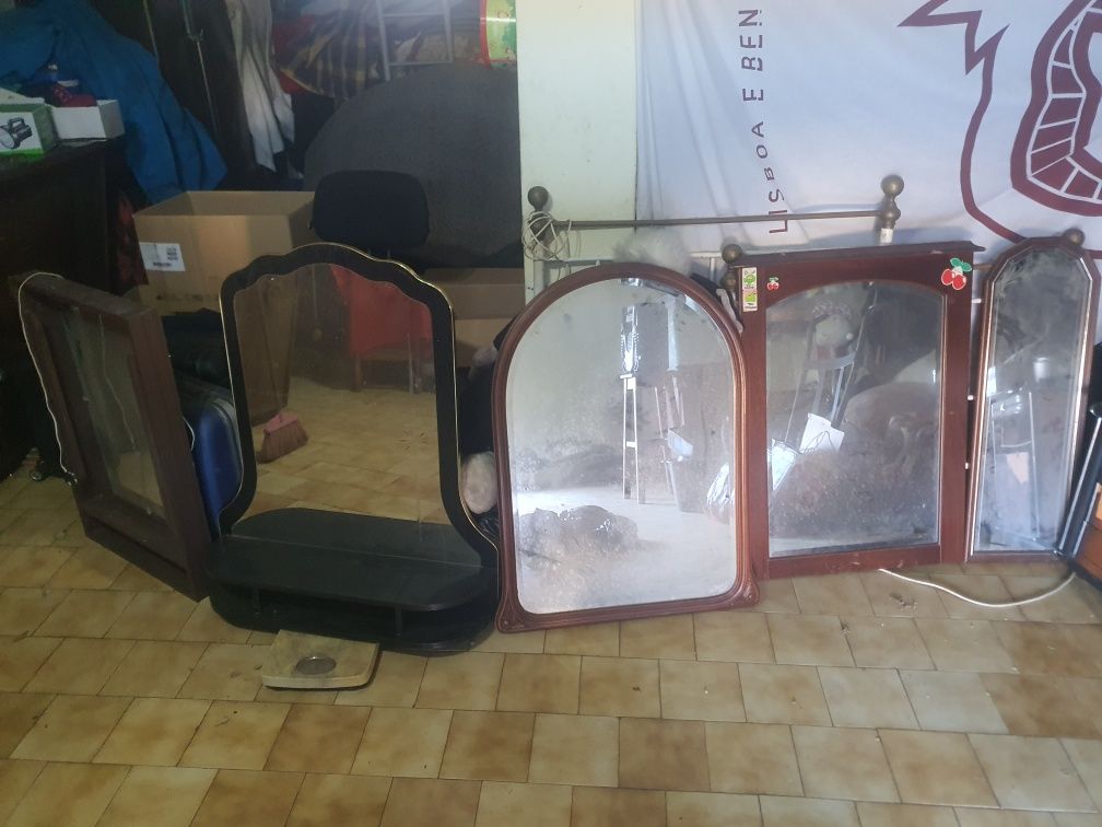 Espelhos vendo todos ou unidade preços varatos para desocupar e despac