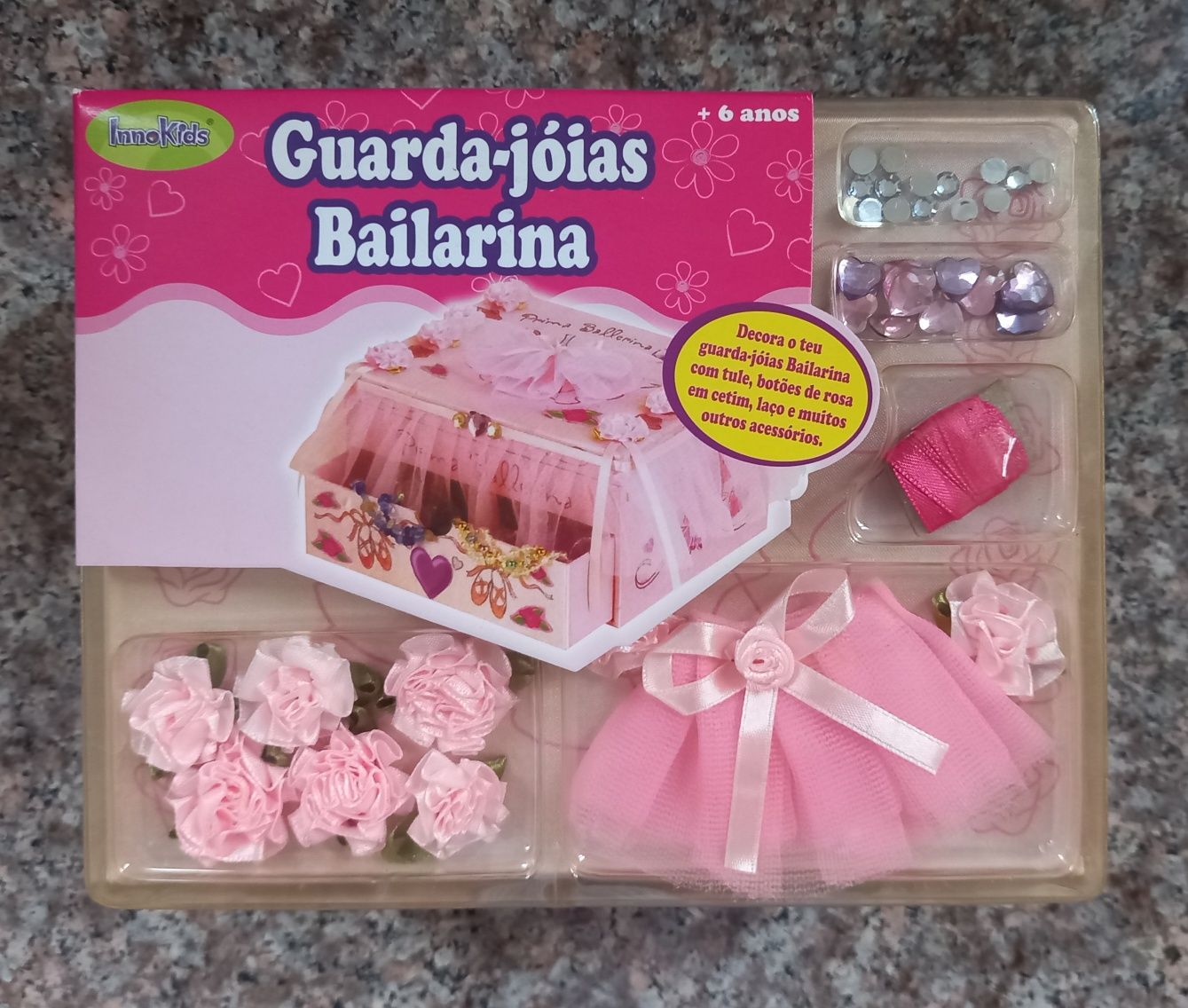 Caixa Guarda-jóias Prima Ballerina para decorar + 6 anos [NOVA]