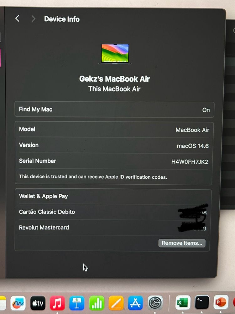 Macbook Air M2 Cinzento