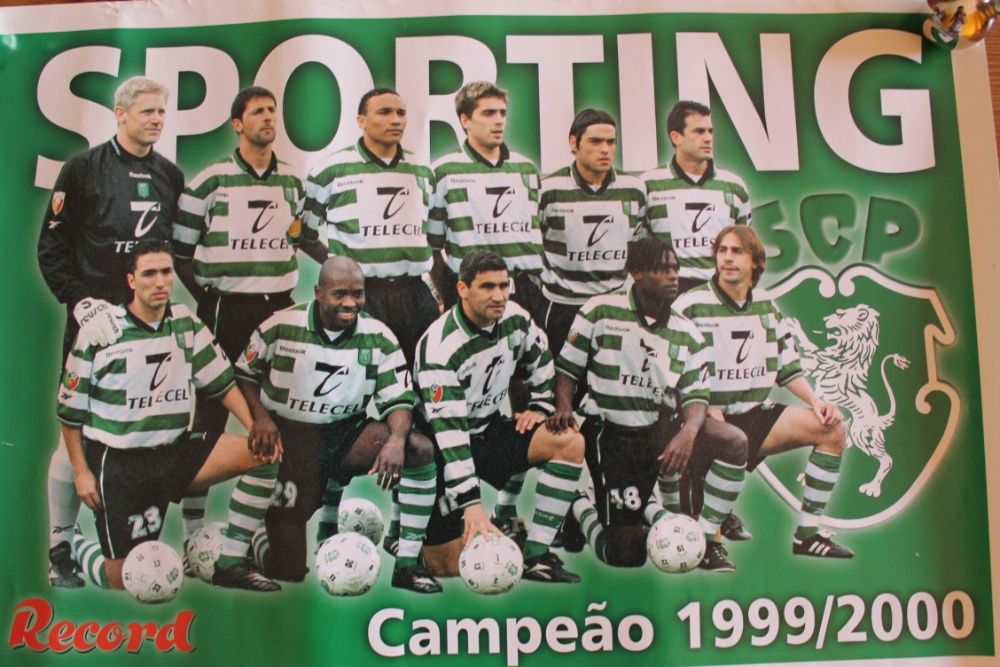 Poster Sporting Campeão 1999/2000 e Seleção Nacional