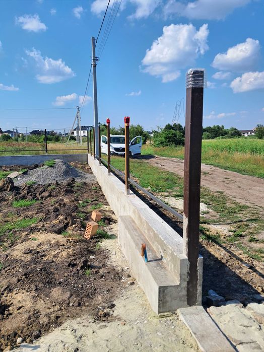 Підпірні стіни, фундамент, тераса, бетонні роботи, паркан, огорожа