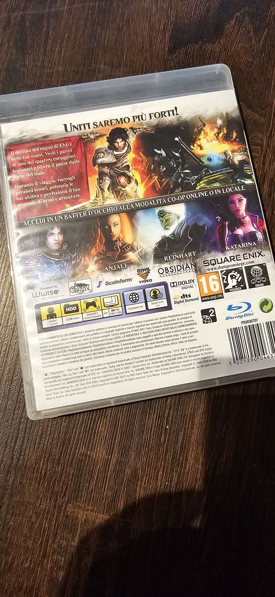 Dungeon Siege 3 Playstation 3 komplet