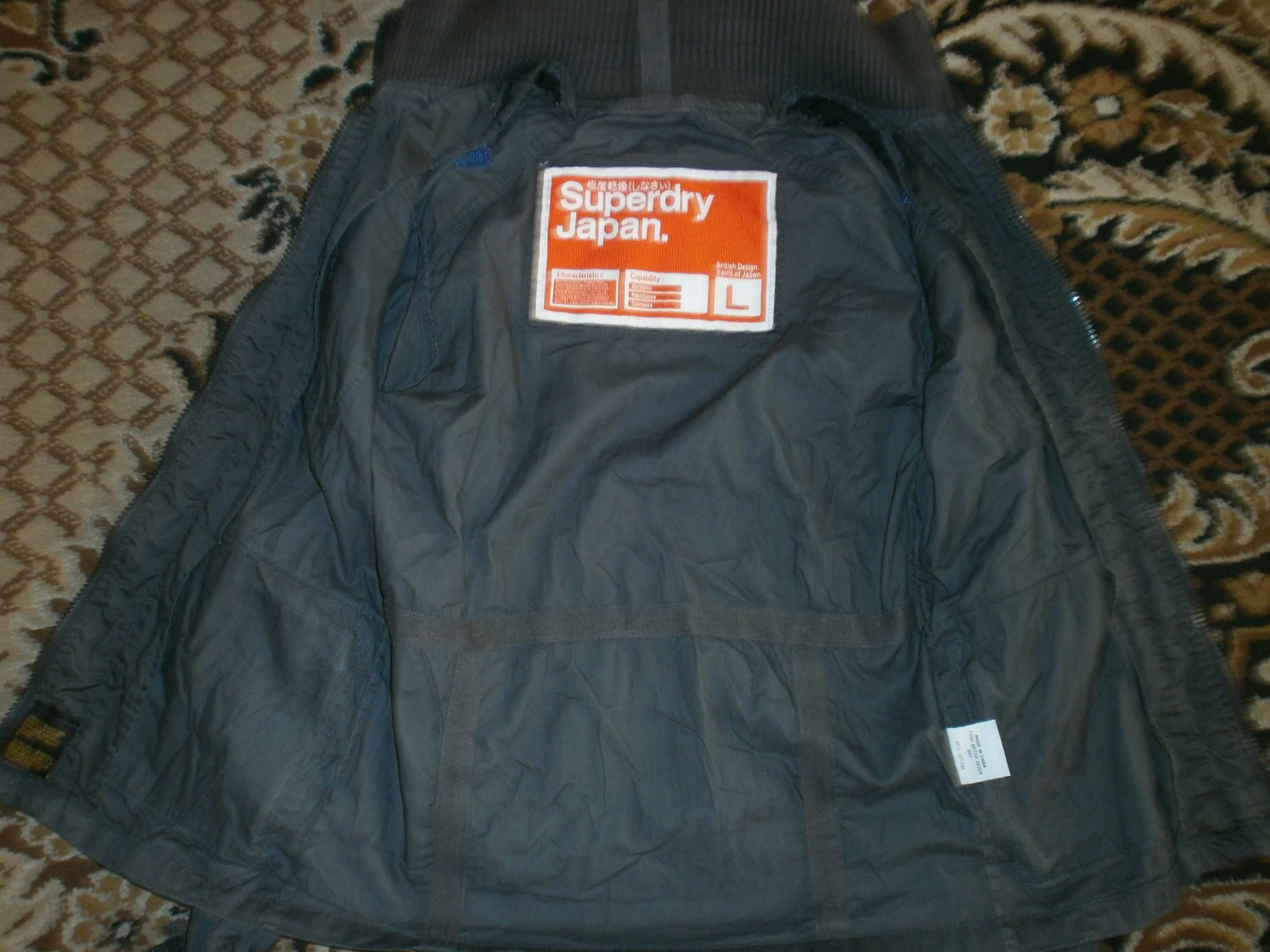 Куртка рубашка ветровка Superdry Japan, разм. М, наш 50. ПОГ-54 см