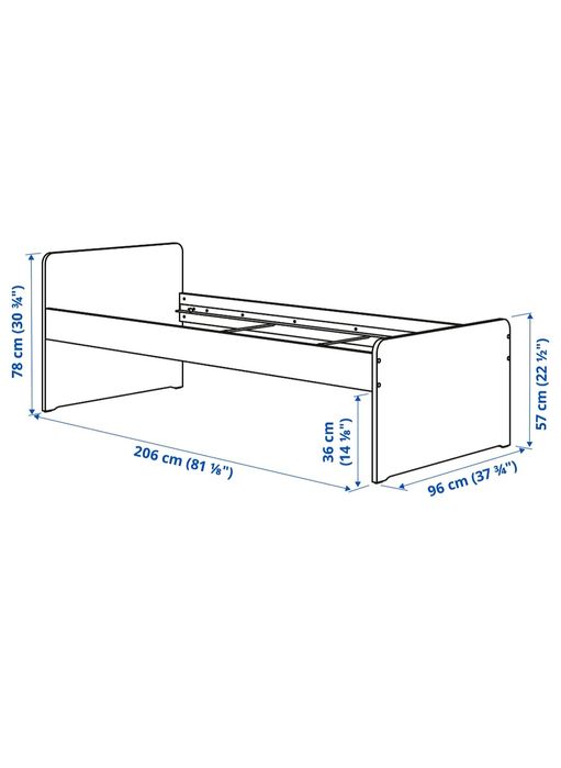 Cama Individual sklat completa