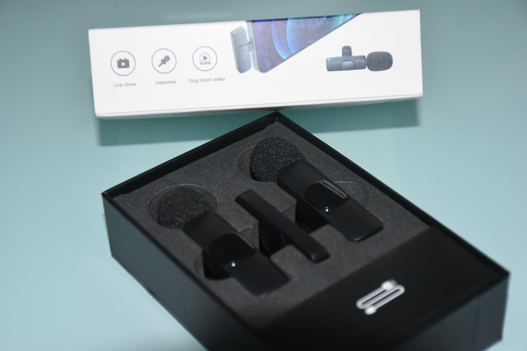 2 Microfones Lapela s/ Fio