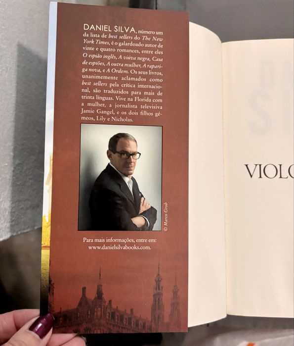 Livro daniel silva violoncelista