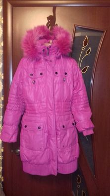 Зимнее пальто на девочку, куртка, курточка на 8-10 лет
