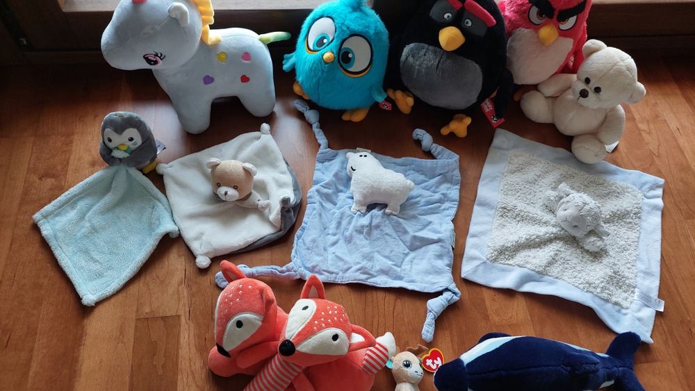 Peluches Angry Birds e outros