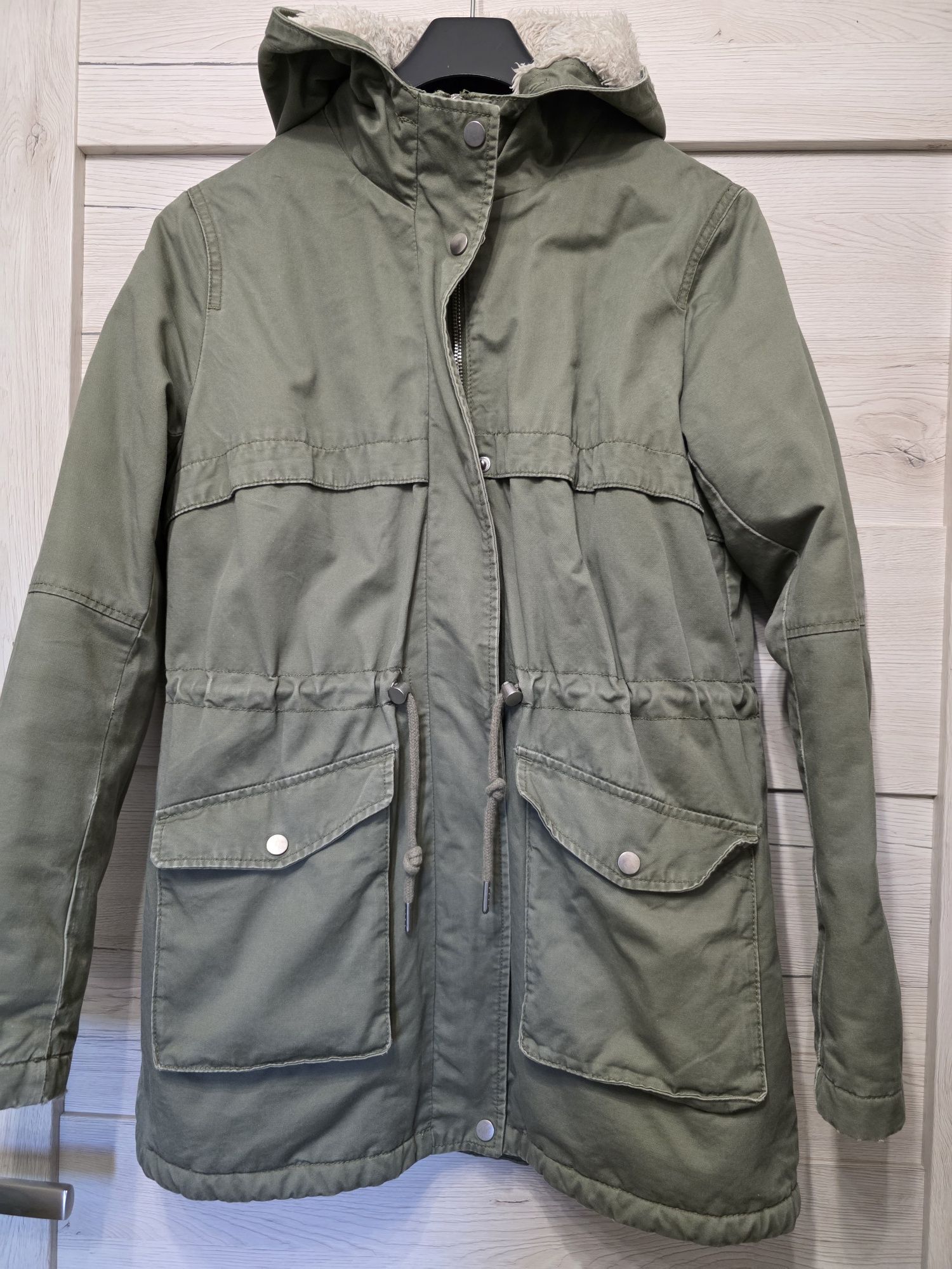 Kurtka H&M rozm S używana khaki