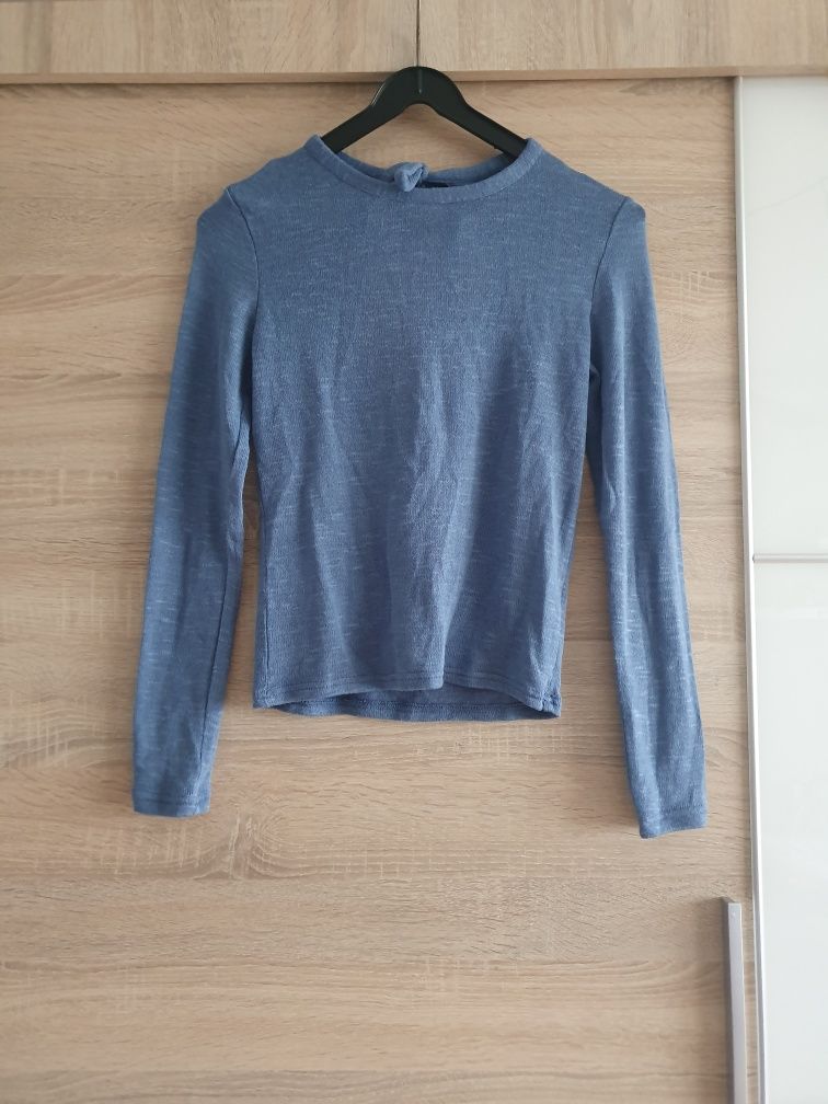 Krótka bluzka z długim rękawem H&M