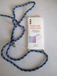 Чехол силиконовый на верёвочке телефон Samsung