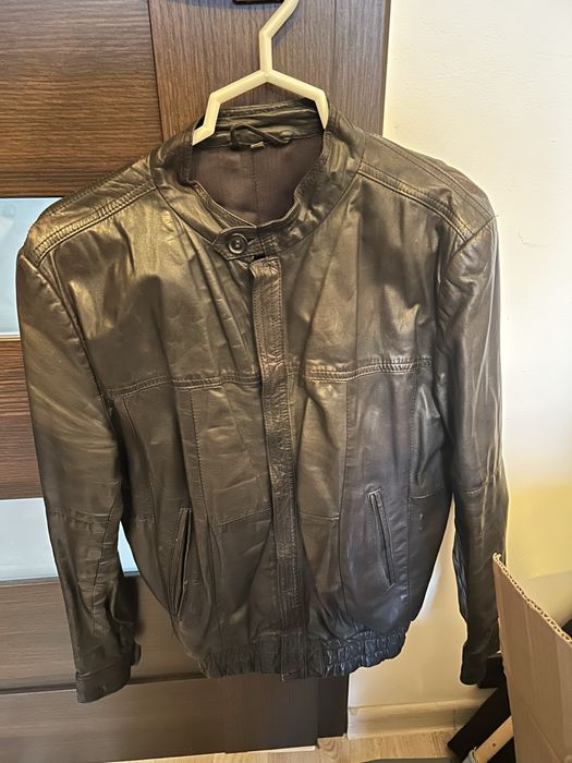 Kurtka skórzana męska