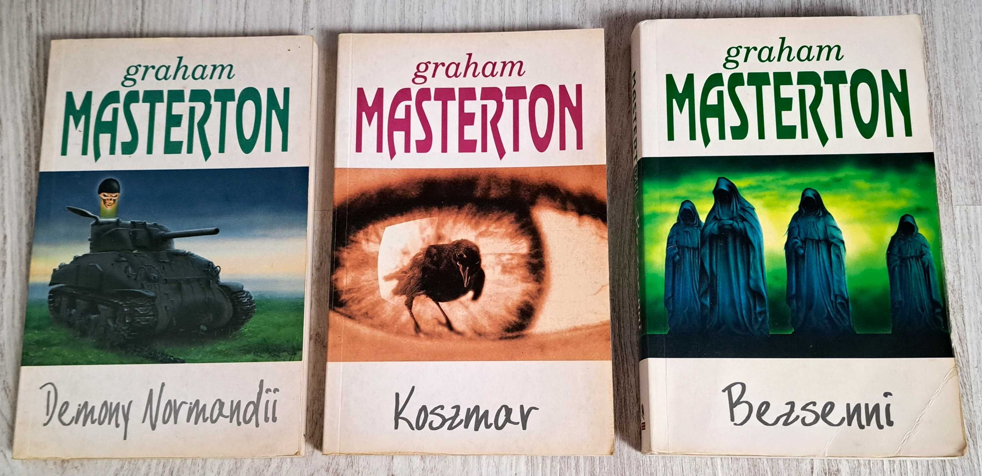 3x Graham Masterton Demony Normandii + Koszmar + Bezsenni