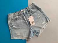 Джинсовые шорты Zara 13-14 лет, 164 см для девочки