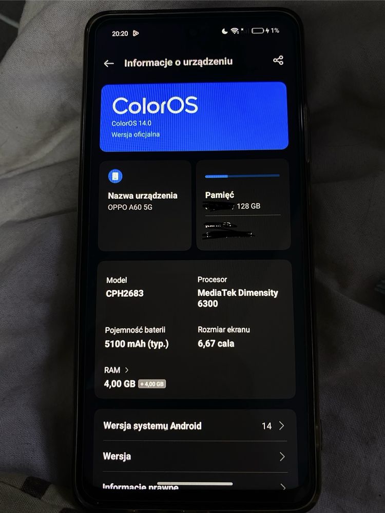 Sprzedam telefon Oppo