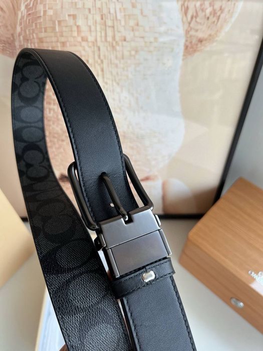 Чоловічий ремінь coach мужской ремень коач купить подарок мужу