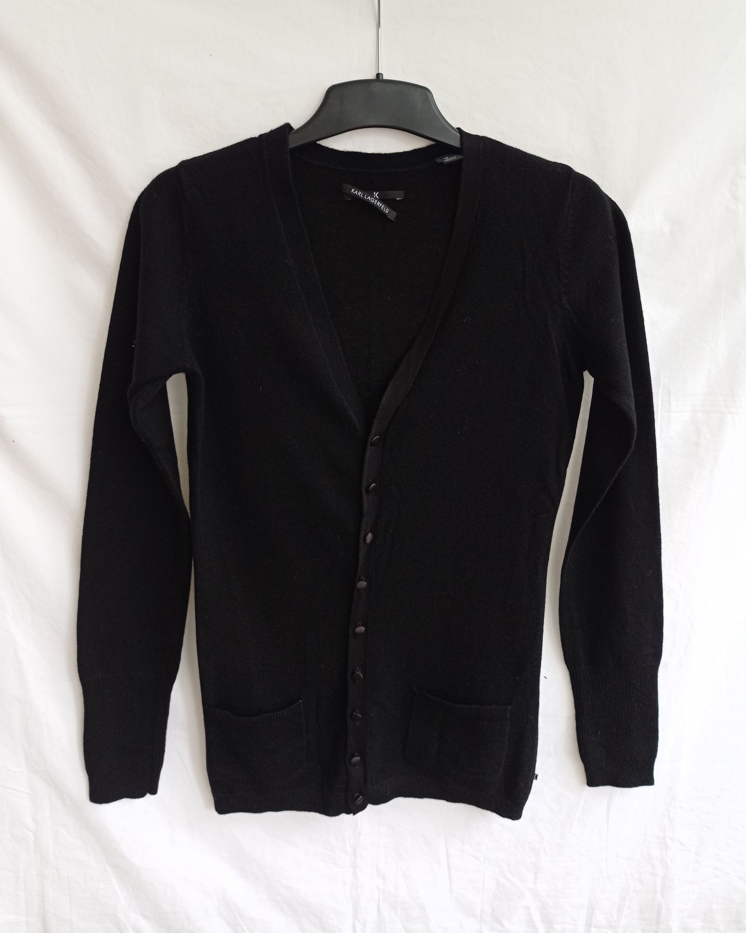Karl Lagerfeld sweter czarny rozmiar M /L