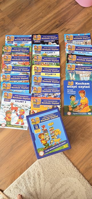 Kocham czytać seria logopedyczna J. Cieszyńska