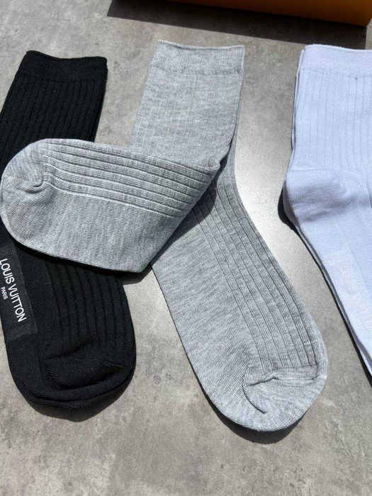 Мужские носки Louis Vuitton мужское белье LV 3 пары в коробке t147