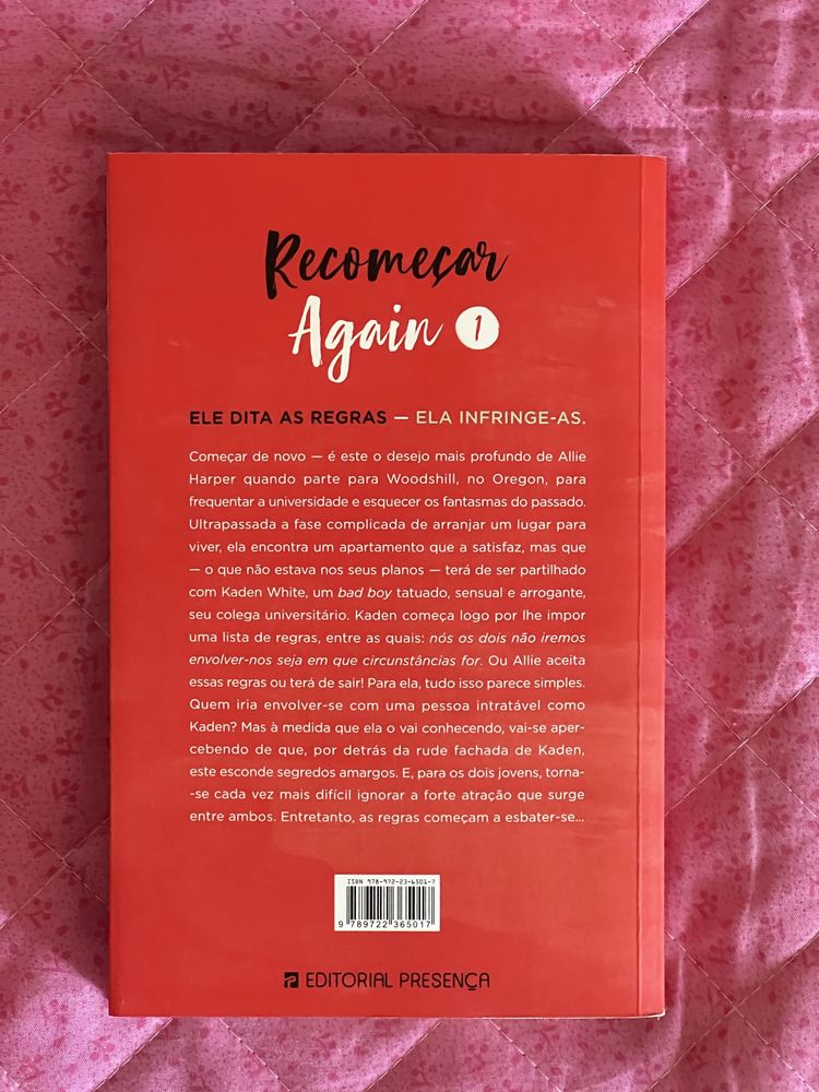Livro “Recomeçar Again”