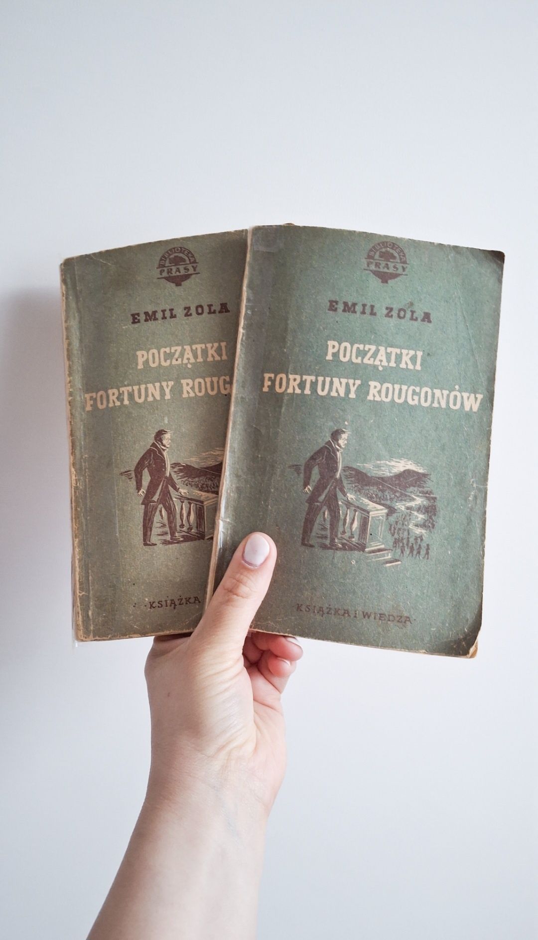 Początki Fortuny Rougonów Emil Zola rok 1952 tom 1 i 2