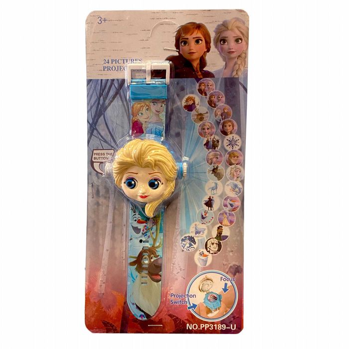 Strój sukienka elza + peruka + zegarek rozmiar s