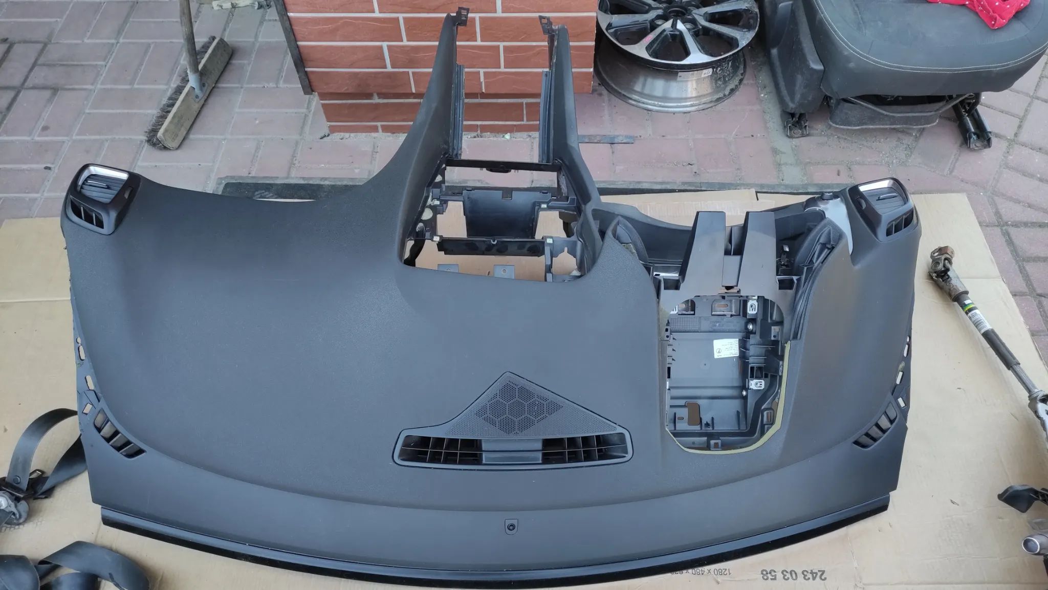 Deska rozdzielcza kokpit Citroen DS5 komplet