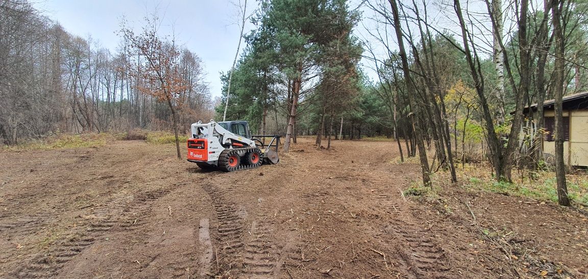 Mulczowanie, mulczer leśny, karczowanie, oczyszczanie terenu.