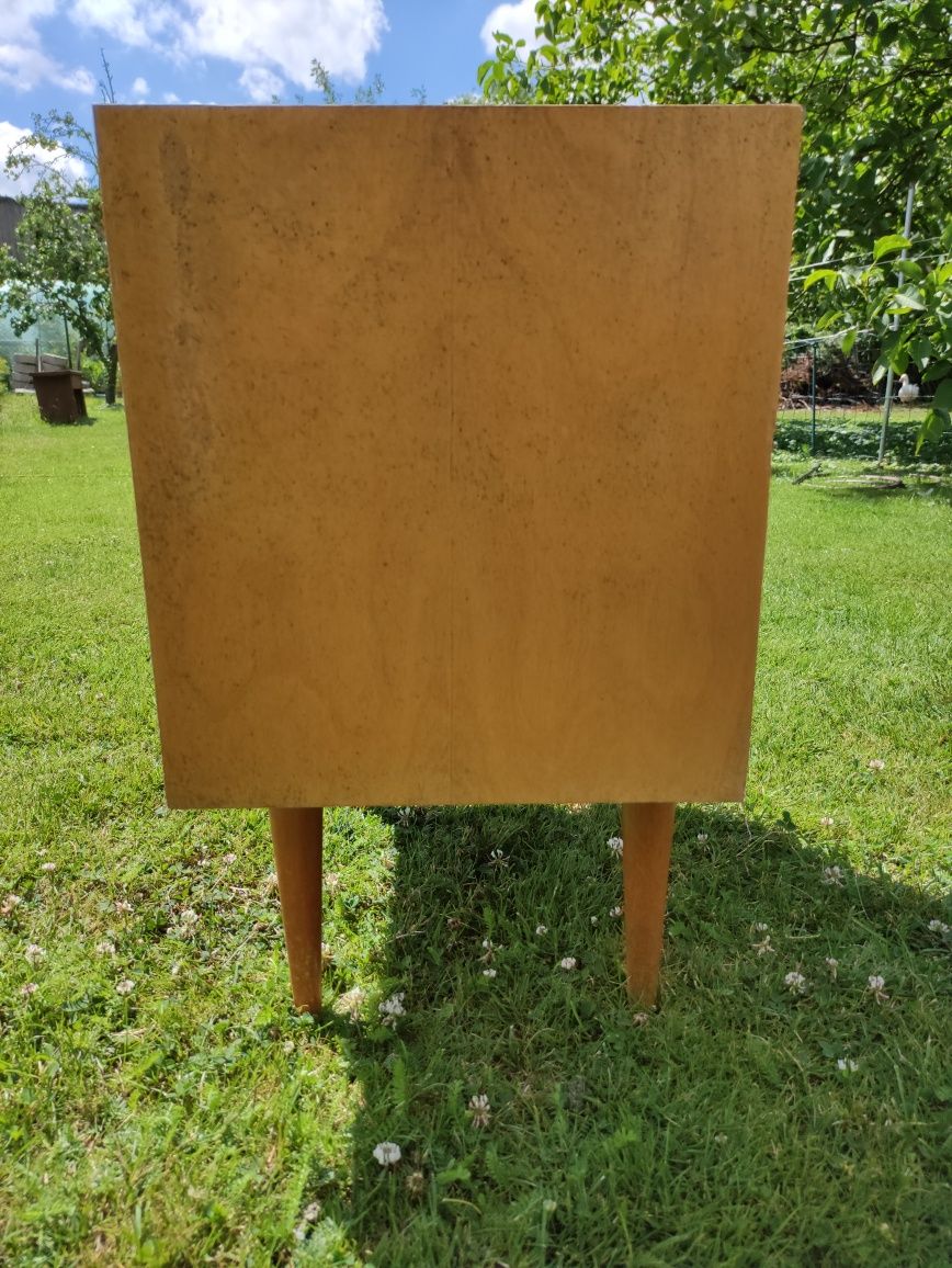Stara szafka nocna vintage retro PRL DDR  patyczak