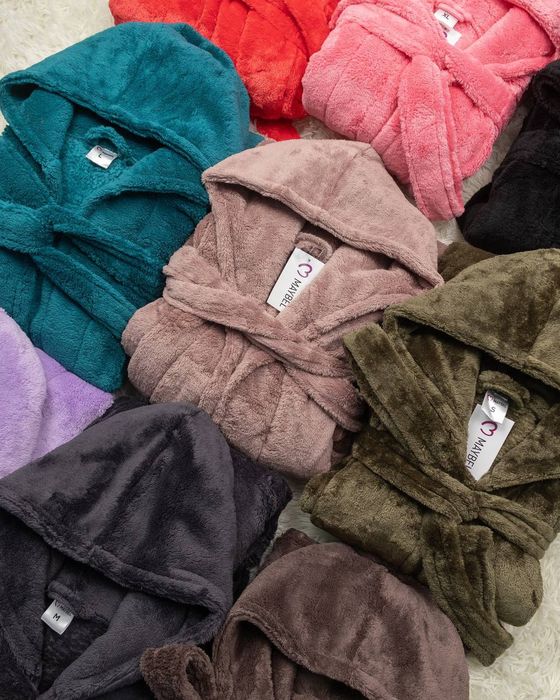 Халат теплий короткий довгий чудова якість