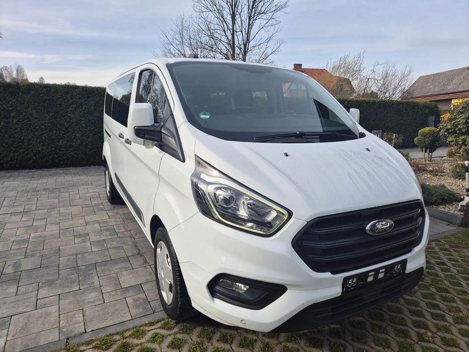 Ford Transit Custom L2H1-Long-Długi Led,Klima,130km,9osobowy