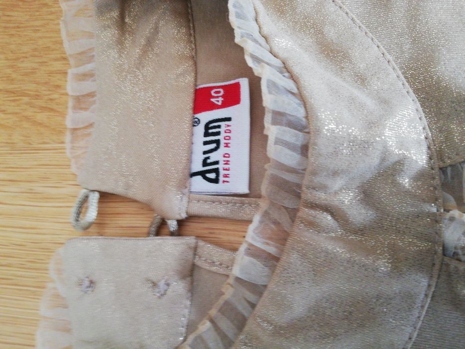 Bluzka 40 złota z wiskozą DRUM