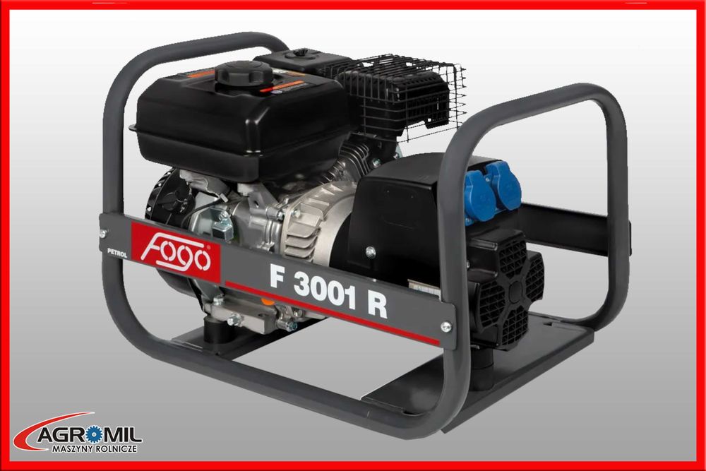 Agregat prądotwórczy F3001R Fogo POLSKI promocja od ręki 2,7 KW z AVR