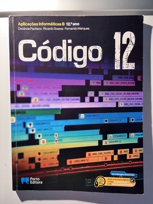 (vendido) Código 12 - manual de Aplicações Informáticas B
